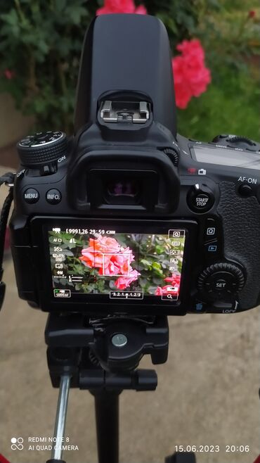 Fotokameralar: Canon 70D satılır əla vəziyyətdədir üstündə 18-135 lensultra — 2