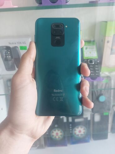 berde telefonlar: Xiaomi Redmi Note 9, 128 GB, rəng - Mavi