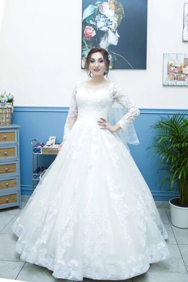 свадебные платья мусульманские: Свадебное платье, одевала один раз. Отдам за символическую сумму