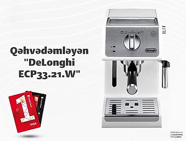 kofe aparat: Qəhvədəmləyən "DeLonghi ECP33.21.W"Qəhvədəmləyən "DeLonghi ECP33.21.W" — 1