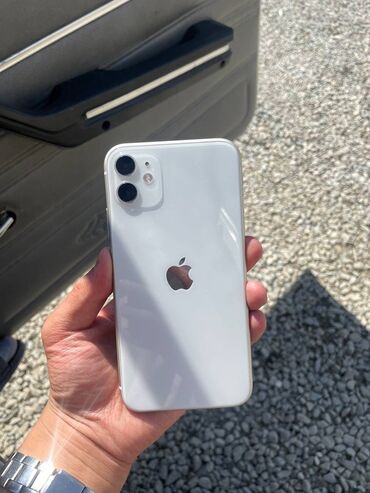 айфон 1з: IPhone 11, Новый, 128 ГБ, Белый, Наушники, Зарядное устройство, Чехол, 76 %