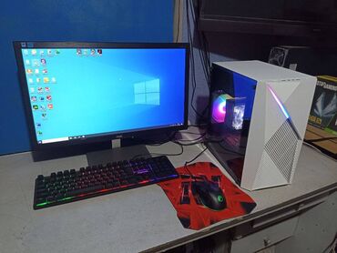 Настольные ПК и рабочие станции: Компьютер, ядер - 4, ОЗУ 16 ГБ, Игровой, Б/у, Intel Core i7, AMD Radeon RX 580, HDD + SSD — 6