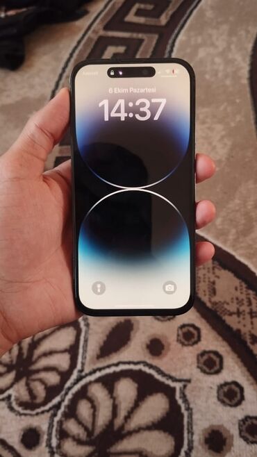 Boşqablar: IPhone 14 Pro, Qara, Face ID