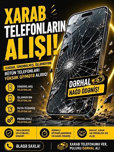 umio tablet: Xarab telefonların alışı xidməti - Xarab, sındırılmış, işləməyən — 1