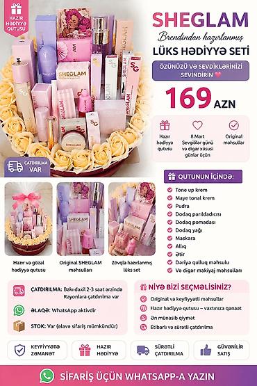 maskara: SHEGLAM brendindən hazırlanmış lüks hədiyyə seti. Xüsusi günlər — 1