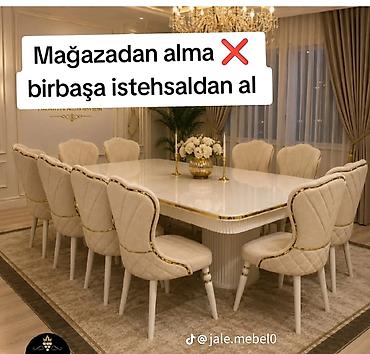 şamdan al: Qonaq otağı üçün, Yeni, Açılmayan, Dördbucaq masa — 1