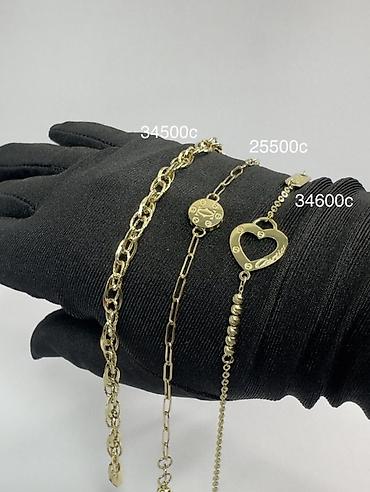 черные часы: Браслет, Проба 585, Женские, Новый — 3