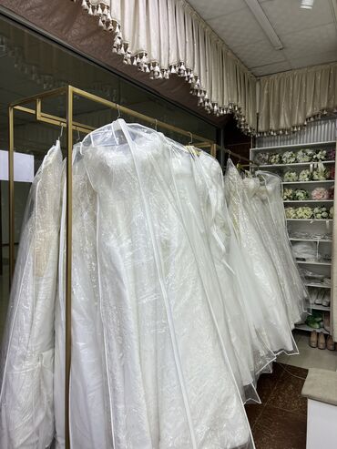 белый платья: Оптовая и розничная продажа и прокат свадебных платьев, платье на Кыз