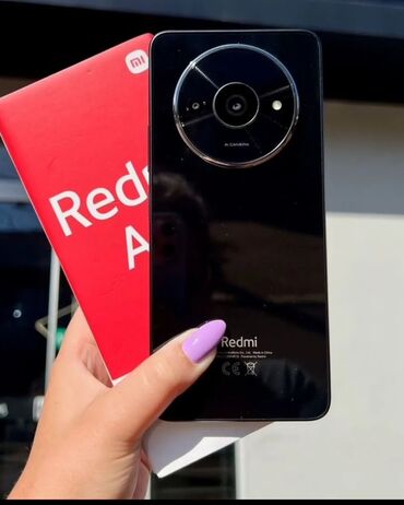 redmi 12 ekran qiymeti: Xiaomi A3, 128 GB, rəng - Qara, 
 Barmaq izi, Face ID, Hissə-hissə ödəniş