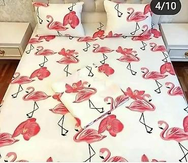 Комплекты постельного белья: Постельное бельё 100% хлопок, постельное бельё, наволочки, подушки at lalafo.kg — 6 Комплекты постельного белья: Постельное бельё 100% хлопок, постельное бельё, наволочки, подушки — 6