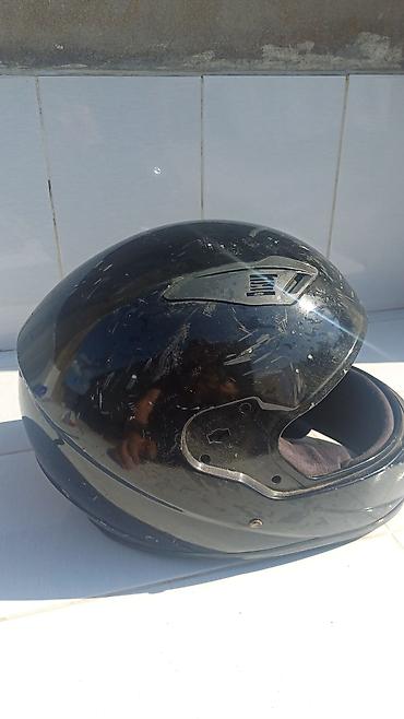 cross motor: Tam üzlü motosiklet dəbilqəsi - Rəng: qara - Korpus: aerodinamik tam — 1