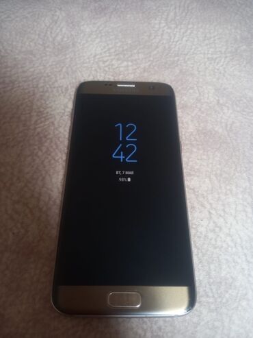 samsung edge 8: Samsung Galaxy S7 Edge, 32 GB, rəng - Sarı, Sensor, Barmaq izi, İki sim kartlı