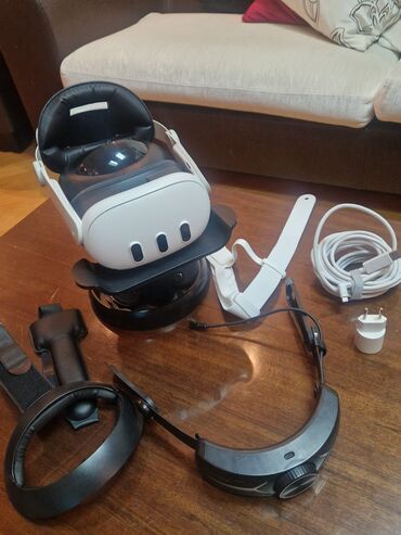 Video oyunlar üçün aksesuarlar: Meta Quest 3 VR dəsti - Tam simsiz VR qulaqlığı: ön paneldə 4 — 6