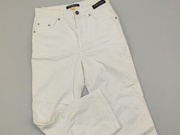 biała dżinsowe spódnice: Jeans, XS (EU 34), condition - Good