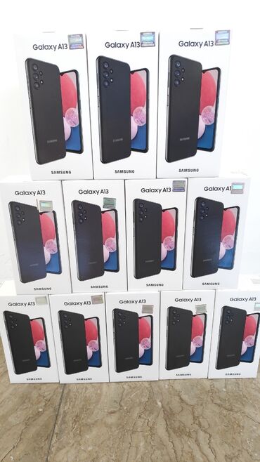 Мобильные телефоны: Samsung Galaxy A13 | 64 ГБ | цвет - Черный | Гарантия, Сенсорный, Отпечаток пальца