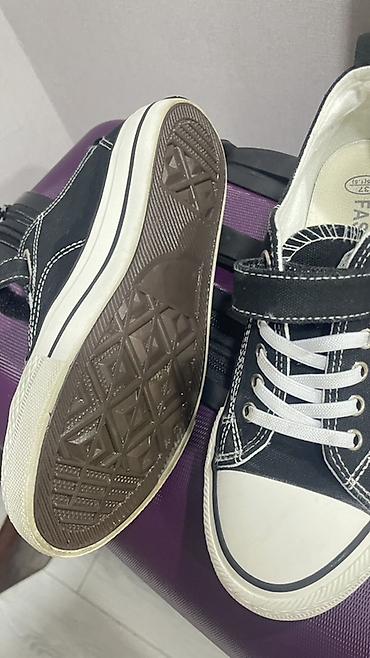 converse all star: Кеды повседневные, черные, низкие. - Верх: плотный текстиль с — 3