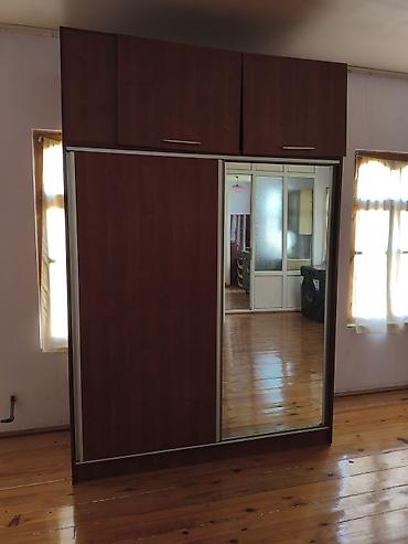 wfaner mebel: Б/у, 3 двери, С зеркалом, Коричневый, Дерево, Купе, Прямой шкаф — 2