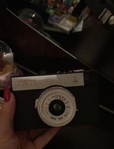 dekor kamen: Smena 8M analoq fotoaparat
Dekor kimi istifadə — 1