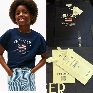 Pencəklər: Futbolka, Oğlan üçün, 10 - 12 yaş, Tommy Hilfiger