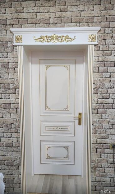 Otaq qapıları: Yeni Otaq qapısı 90x205 sm Zamok və çərçivə ilə, Pulsuz quraşdırma, Pulsuz çatdırılma — 25