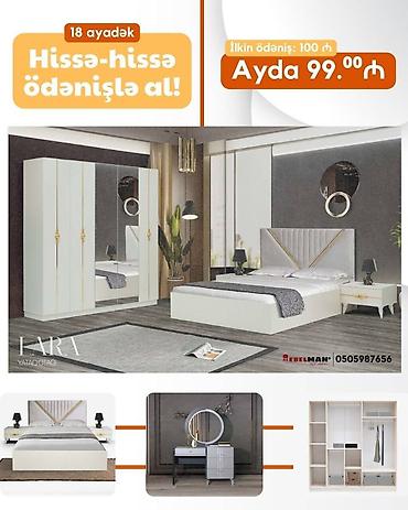 ay: Yeni yataq dəstləri KREDİTLƏ Yeni model ecazkar yataq dəstləri tək — 9
