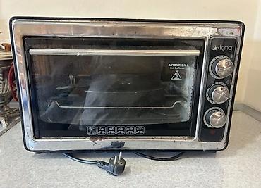 King markalı elektrik mini-soba - Kompakt stolüstü dizayn, metal