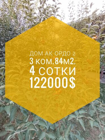 беш кунгой дома: Дом, 84 м², 3 комнаты, Риэлтор, Евроремонт