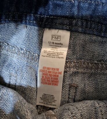 Kompleti: F&F, Komplet: Majica, Farmerke, 74-80 — 14