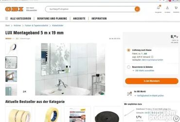 Ostalo: *** AKCIJA *** #1348 Montažna traka LUX Montageband; Obostrano — 3