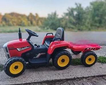 Traktori: Dečiji traktor na pedale sa prikolicom – model MX-611 - Realističan — 27