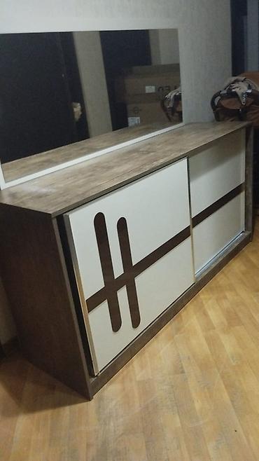 kamod mebel: Geniş güzgülü komod - Material: laminat/LDSP tipli ağac teksturalı — 3