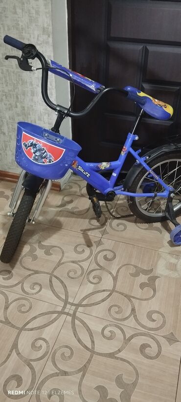 üç təkər velosiped: İki təkərli Uşaq velosipedi 14", sürətlərin sayı: 1