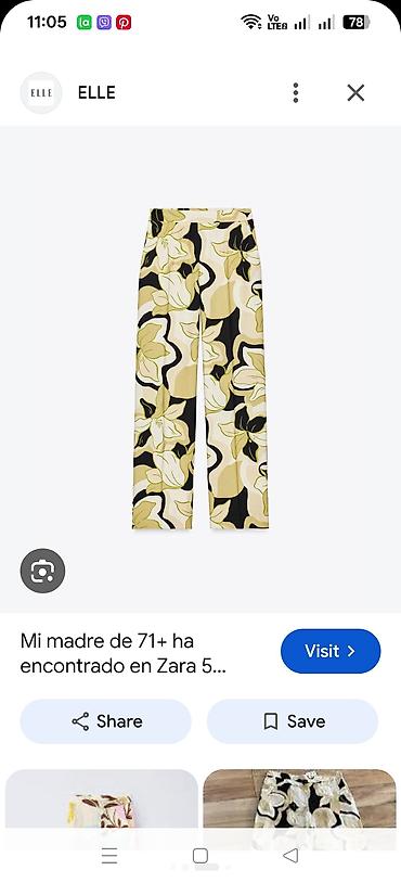 bluze zara 2022: Zara nove pantalone. S velicina naglasena, vece su. Struk 37 i tegli — 3