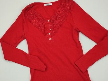 czerwone eleganckie bluzki: Blouse, S (EU 36), condition - Good