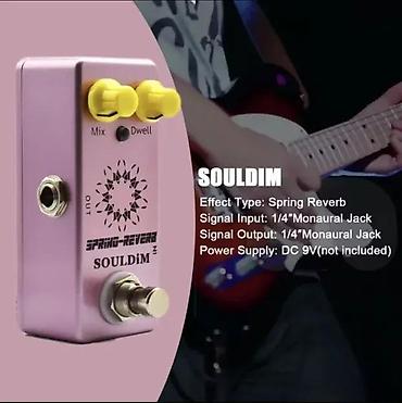 bas gitara cena: SPRING REVERB MINI PEDALA EFEKAT | Slanje po dogovoru ili lično — 6