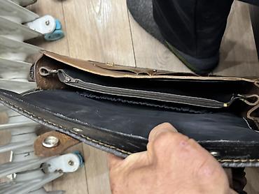 Портфели: Кожаный портфель ручной работы Кожа толстая 🐂, материал качественный — 15