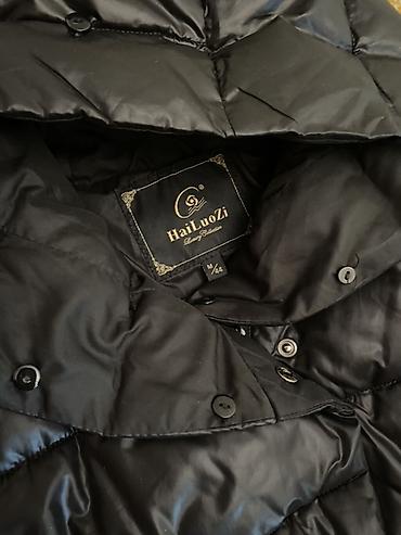 длинная куртка: Пуховик, Длинная модель, Стеганый, 2XL — 4