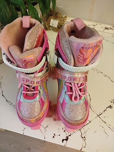 cırtdan: Uşaq dördtəkərli konkisürmə ayaqqabıları (roller skates) - Rəng — 3