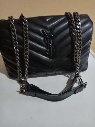 zara jakne za zene: Shoulder bag, YSL, Material: Leather