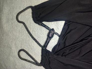 haljina s msandale poklon: S (EU 36), bоја - Crna, Koktel, klub, Na bretele