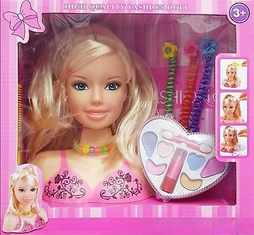 maltezer toy: Lutka glava za sminkanje-barbie. lutka glava za sminkanje-barbie — 1