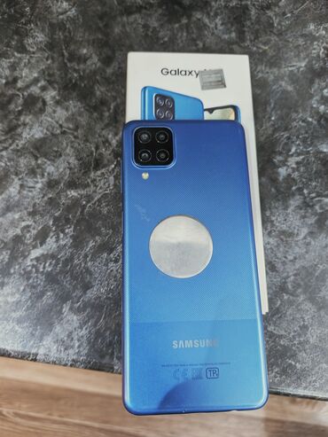 Samsung: Samsung Galaxy A12, 64 GB, rəng - Göy, İki sim kartlı