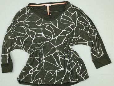 czarne bluzki z odkrytym ramieniem: Blouse, Street One, L (EU 40), condition - Good