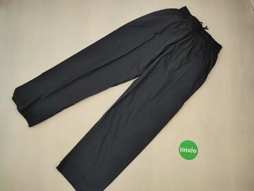Spodnie: Spodnie, L (EU 40), wzór - Jednolity kolor, kolor - Czarny