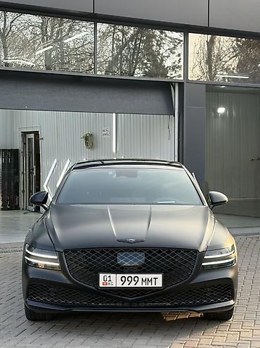 Другие автомобили: Представляем седан Genesis G80 в матовом черном цвете. Автомобиль — 3