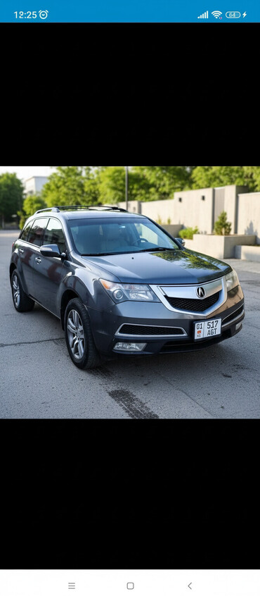 Acura: Acura MDX: 2010 г., 3.7 л, Автомат, Бензин, Внедорожник — 2
