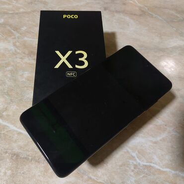 поко тел: Poco X3 NFC, Б/у, 128 ГБ, цвет - Серый, 2 SIM