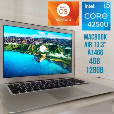 профилактика ноутбуков: Ультрабук, Apple, Intel Core i5, Б/у, Для несложных задач, память SSD