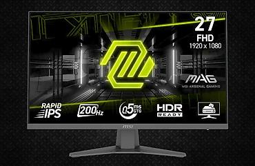 manitor android: MSI MAG 274F 200Hz yeniləmə sürəti və 27 düymlük geniş ekranı ilə həm — 1