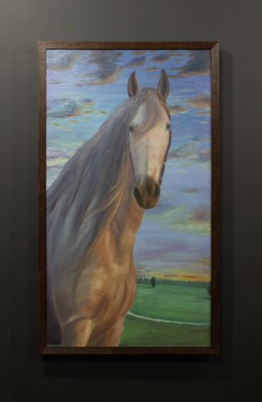 ван гог картины: Картина Лошадь. Для любителей красивых лошадей. 90*50см